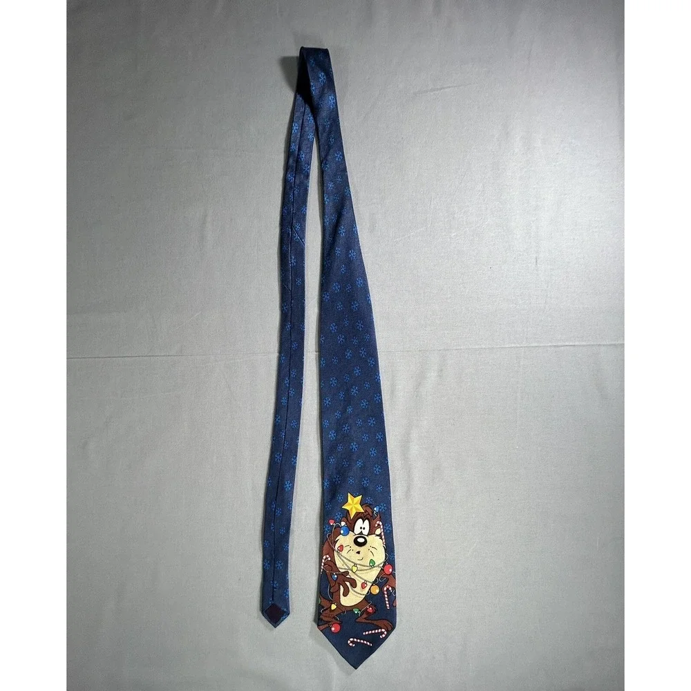 Classic Looney Tunes Collection 1999 Christmas Tazmanian Devil Tie‎ Vintage